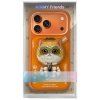 Etui Nimmy Cool&Cute 2.0 Cat do iPhone   17 Pro z magnetyczną zawieszką pomarańczowy